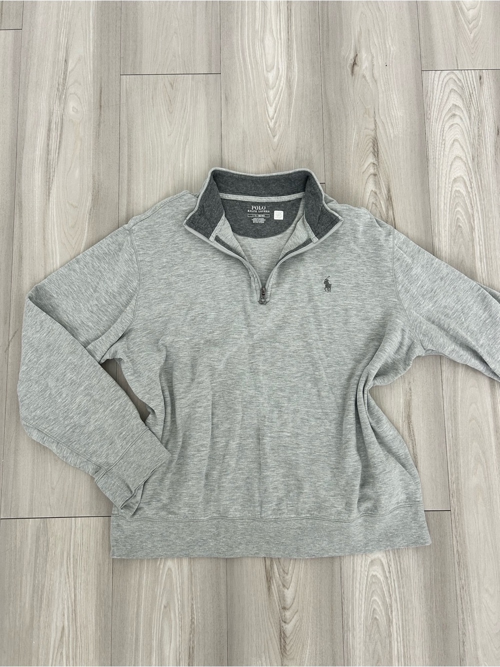 Polo by Ralph Lauren Luxury Jersey Quarter-Zip Pullover